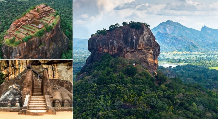 Lion Rock Sigiriya Fortress  Sigiriya Sri Lanka - Seeceylon